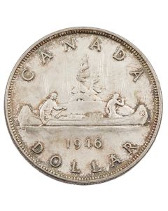 1946 Canada silver dollar AU