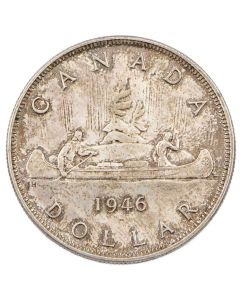 1946 Canada silver dollar AU