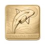 2011 Canada $3 Wildlife Conservation: Orca Whale - Sterling Silver Square coin