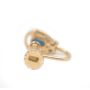 0.36ct Sapphire and Diamonds Illusion style screw back earrings