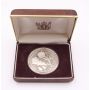 1981 New Zealand $1 silver coin English Oak original case P50a Choice Proof