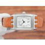 Jaeger-LeCoultre Reverso Gran Sport 296.8.74 Silver/Black Dial 25mm Womens Watch