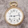 Hamilton 992 Pocket Watch Gold Filled 16S Serial 1608842 Railroad Grade