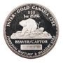 Johnson Matthey 1 oz Silver Beaver Castor Canada 1978 Proof Round Inter-Gold Mallory #3460