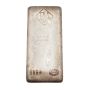 JM Johnson Matthey 20 oz Poured Silver Bar 999+ JM Diamond Logo Canada Vintage