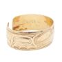 NWC HAIDA North West Coast 14K gold FROG bracelet by Nelson Cross