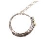 John Hardy Legends Naga Large Dragon Pendant Necklace 18k Gold and Silver