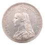 1887 Great Britain silver Crown Choice AU/UNC