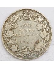 1929 Canada 50 cents VG