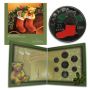 2005P Canada Holiday 7 Coin Set with Colourized 25 Cent Teddy 