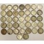 1834-1944 Great Britain Six Pence 37 coins 