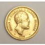 1876 Sweden 10 Kronor Gold Coin VF30+ 