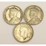 1934 1935 & 1939 New Zealand 6 pence 
