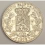 1873 Belgium 5 Francs PA KM-24 EF40+