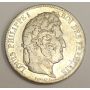 1835 France 5 Francs Silver VF20 