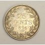 1896 Liberia 25 Cents VF25+