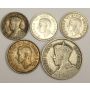 Lot of New Zealand Shillings 1933 - 1939 
