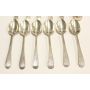 1887 Glasgow 11x .925 Silver Spoons & Tongs Robert Tenant 