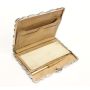 1892 Sterling Silver Memoire card case pencil leather 