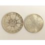 1957 Austria 25 Schilling silver & 1965 Austria 50 Schilling silver 