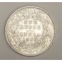 1891 & 1900 India Silver Rupee coins 
