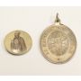 IHS Ignace de Loyola Ad Majorem Dei Gloriam Silver Jesuit medal 