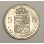 3x Sweden 5 Kronor coins  AU55