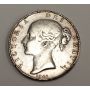 1845 Great Britain Silver Crown Fine F12 