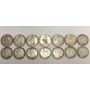 14x different dates Great Britain Silver Florins