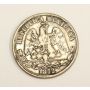 1872 Pi O Mexico 50 Centavos Silver coin 