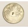 1840 Zs Mexico 25 centavos silver coin