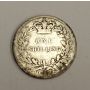 1865 Great Britain Victoria silver Shilling coin 