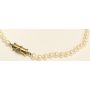 18 inch Akoya pearl necklace + 8 inch bracelet 3x 14K 18K Gold clasps 