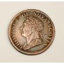 1832 Nova Scotia Half 1/2 Penny NS-1D1 long left ribbon 