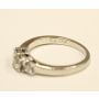 0.60 tcw Ladies 14k wg Diamond ring .30 ct plus 2x .15 ct Diamonds