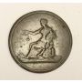 1820 colonial Canada Seated Justice Half Penny token 