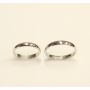 2x .950 Platinum wedding rings 