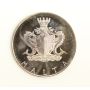 1974 Malta £M 2 pound Gem silver coin MS65 