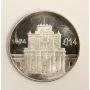 1974 Malta £M 4 pound silver coin MS63
