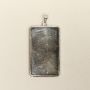 JM 5 gram Silver Bar Pendant with serial number pendant 