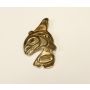 Northwest Coast carved 14K solid gold Killer Whale pendant
