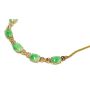 Burmese Jade+ 26 G/H VS/SI Diamonds 14K yg Lavaliere style necklace 