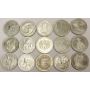 15x different Germany 5 Mark coins dated 1979 to 1986 