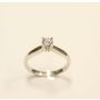 .33 ct Ladies rbc Diamond solitaire ring G/H I1 Diamond 18K wg ring 