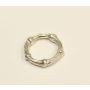 1996 TIFFANY & CO. 925 Silver Bamboo Ring 