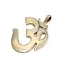 AUM Large 2.25 x 3 inch sterling .925 silver pendant 