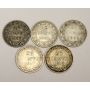 Newfoundland 1890 1894 1899 20 Cents & 1917 1919 25 Cents 