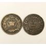1861 and 1864 Nova Scotia One Cent VG