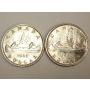 1935 and 1936 Canadas first two silver dollars 