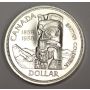 1958 Canada Haida Totem Pole Silver Dollar 
